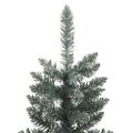 vidaXL Umelý vianočný stromček Zelená 240 cm PVC, plast a oceľ