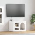 vidaXL TV skrinka ELST 60 x 35 x 40 cm Vysoký lesk bielej