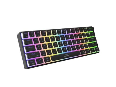 Genesis herná klávesnica THOR 660 G2/Gateron Red/USB+BT/US layout/Čierna