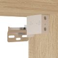 vidaXL TV nástenné skrinky s LED svetlami 2 ks dub sonoma 30x28,5x30cm