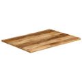 vidaXL Stolová doska s ostrým okrajom 110x80x3,8 cm masívne drevo, surové mango