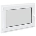 vidaXL Otočné a sklopné okno do suterénu RISOR 90 x 60 cm PVC a sklo