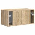 vidaXL TV nástenná skriňa 60 x 31 x 29,5 cm Sonoma Kompozitné drevo