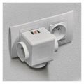 P0024U Emos Rozbočovacia zásuvka 3× guľatá, 2× USB