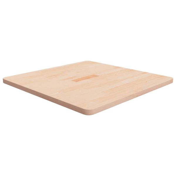 vidaXL Štvorcová stolová doska 70x70x2,5 cm neošetrený dubový masív