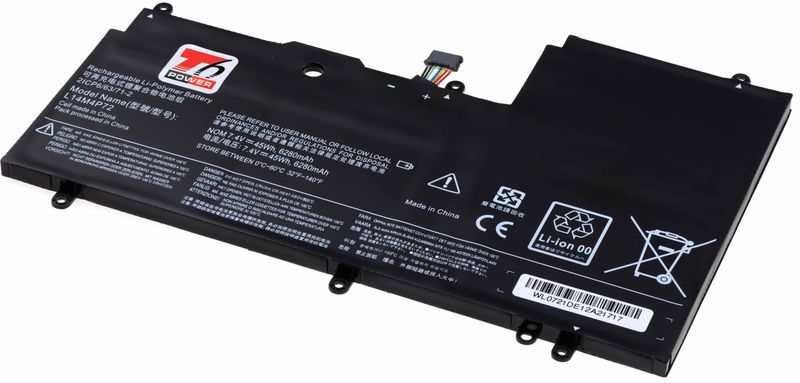 Batéria T6 Power Lenovo IdeaPad Yoga 3 14, 3 1470, Yoga 700-14ISK, 6280mAh, 45Wh, 4cell, Li-pol