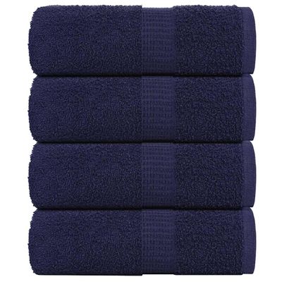 vidaXL Utierky na umývanie FROGN 4 ks námornícko modré 30x30 cm 360 g/m²