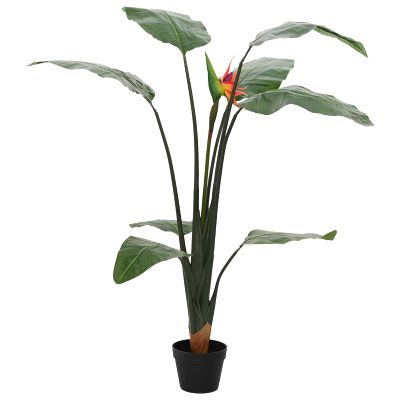 vidaXL Umelá rastlina Strelitzia Zelená 70 x 18 x 155 cm Textília a PE