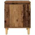 vidaXL Nočný stolík Staré drevo 40 x 30 x 50 cm Kompozitné drevo