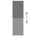 vidaXL Roleta Zatemnenie sivá 65x230 cm Šírka látky 60,7cm Polyester