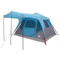 vidaXL Rodinný stan Modrá 305 x 275 x 190 cm Polyester a oceľ