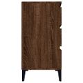 vidaXL Komoda hnedý dub 60x35x70 cm spracované drevo
