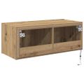 vidaXL TV nástenná skriňa 80 x 35 x 31 cm Remeselný dub