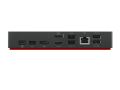 Lenovo ThinkPad Universal USB-C Dock - EU Dokovacia stanica, 3x USB 3.1, 1x USB typ C, 2x USB 2.0, 2x DisplayPort, 1x HDMI, 1x RJ-45, audio, 90W, čierna