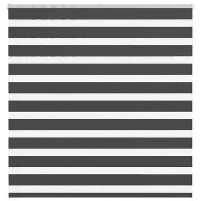 vidaXL Zebra roleta čierna 145x150 cm šírka látky 140,9cm polyester