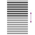 vidaXL Zebra roleta čierna 145x200 cm šírka látky 140,9cm polyester