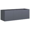 vidaXL Kvetináč antracitový 120x40x40 cm, oceľ valcovaná za studena