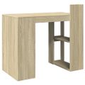 vidaXL Kancelársky stôl dub sonoma 103,5x56,5x94 cm kompozitné drevo