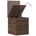 vidaXL Úložný box hnedý dub 30x35x35 cm kompozitné drevo