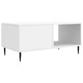 vidaXL Konferenčný stolík Biela 90 x 50 x 40 cm Kompozitné drevo