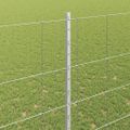 vidaXL Vonkajšie divoké oplotenie s posteľami 25 x 1,6 m Strieborná