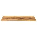 vidaXL Stolová doska so zakrivením 110x80x2,5 cm surový mangový masív