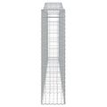 vidaXL Oblúkové gabionové koše 25 ks 400x30x120/140 cm pozink. železo