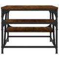 vidaXL Konferenčný stolík dymový dub 100x49x40 cm kompozitné drevo