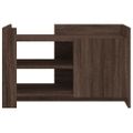 vidaXL Konferenčný stolík hnedý dub 80x50x50 cm kompozitné drevo