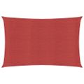 vidaXL Tieniaca plachta 160 g/m² červená 2,5x4,5 m HDPE
