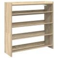 vidaXL Regál na topánky dub sonoma 80x25x81 cm spracované drevo