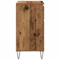 vidaXL Servírovacia skriňa Staré drevo 60 x 35 x 70 cm