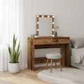 vidaXL Toaletný stolík Staré drevo 100 x 40 x 130 cm Kompozitné drevo
