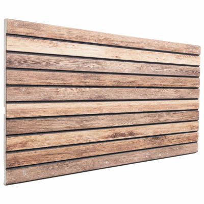 vidaXL Nástenné panely 5 pcs Svetlohnedá 100 x 50 cm EPS pena