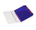 Zápisník špirálový B5 so záložkami Stitch Black