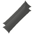 vidaXL Poťah na podložku 2 pcs HEERLEN Antracitová 40 x 145 cm