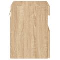 vidaXL TV nástenné skrinky s LED svetlami 2 ks dub sonoma 40x30x40 cm