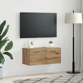 vidaXL Nástenná skrinka 80 x 36.5 x 35 cm Kompozitné drevo dub artisan