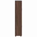 vidaXL Highboard FLORIN 60 x 35 x 182 cm Hnedý dub Kompozitné drevo