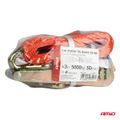 Upevňovací popruh na bicykel 3-bodový s račňou 5000kg 50mm 3m AMiO-03317