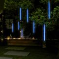 vidaXL Svetlá meteor 8 ks 50 cm modré 288 LED vnútorné vonkajšie