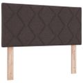 vidaXL Posteľ s pružinovým rámom Tmavohnedá 200 x 80 cm látka
