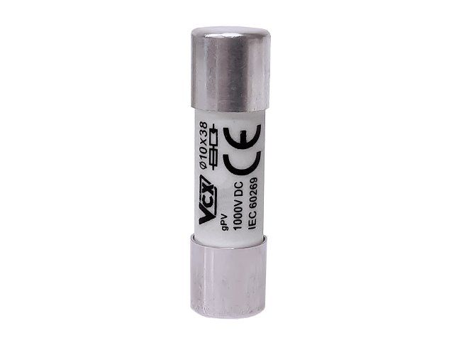 DC poistka 1000 V 10x38 mm pre solárne systémy 10 A