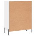 vidaXL Komoda biela 69,5x34x90 cm kompozitné drevo