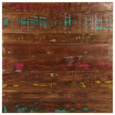 vidaXL Stolová doska 80x80x1,5 cm štvorcová, masívne recyklované drevo