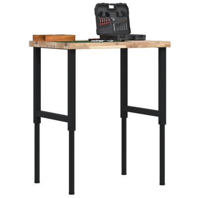 vidaXL Pracovný stôl 80x60x(73-99,5) cm masívna akácia obdĺžnik