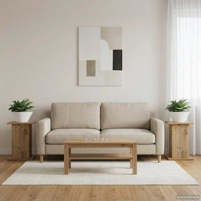 vidaXL Stojan na rastliny 2 pcs Dub artisan 30,5 x 30 x 43 cm