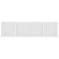 vidaXL TV skrinky 3 ks biele 142,5x35x36,5 cm drevotrieska