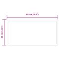 vidaXL LED kúpeľňové zrkadlo 30x60 cm