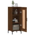 vidaXL Komoda hnedý dub 34,5x34x90 cm spracované drevo